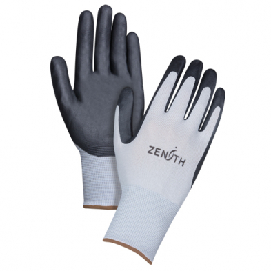 SAL-SBA614 ZENITH LIGHTWEIGHT PALM COATED GLOVES,SIZE 9