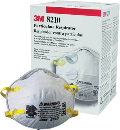 SAP-7100006272 IOC 3M RESPIRATOR, MASK DISPOSABLE 8210, 20/PKT