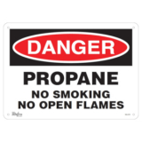 SAS-SGL579 SGL579, "No Smoking" Sign, 10" x 14", Plastic, English