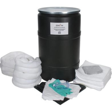 SAT-SEI196 ZANITH SEI196  Spill Kit, Oil Only, Drum, 55 US gal. Absorba