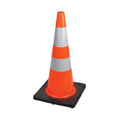 SAU-183 183 28" ORANGE PREMIUM PVC FLEXIBLE SAFETY CONE