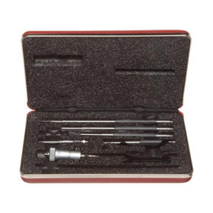 STA-124AZ STARRETT Inside Micrometer Set; 2-8" Range-6 Rods