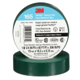 TA1-3MT165GR4A 3M 165BL4A TEMFLEX VINYL ELECTRICAL TAPE  3/4" X 60' GREEN