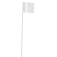 TAC-78006 MILWAUKEE 78-006 (5) 100PK WHITE STAKE FLAGS