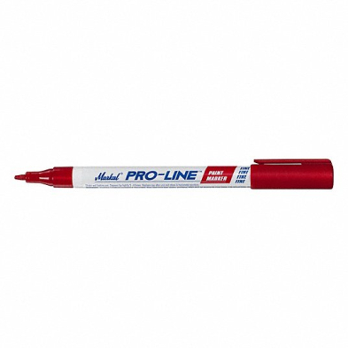 TE1-096874 096874 Markall Fine Point Paint Marker, Red
