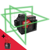 TE1-363221 MILWAUKEE 3632-21 M12 GREEN 360 3-PLANE LASER