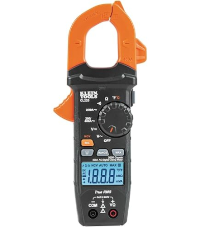 TE1-KLCL710 KLEIN CL710 ACDC AUTO-RING PRO CLAMP METER