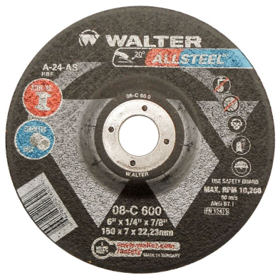 WAL-08C600 08C600 GRINDING DISC 6"
