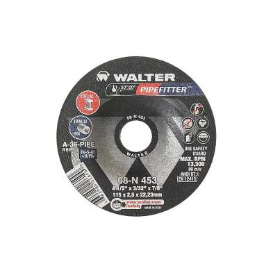 WAL-08N453 #08-N 453  PIPEFITTER DISC, 4.5" X 3/32"