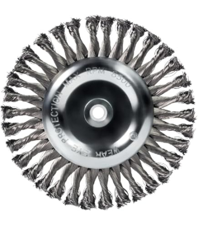 WAL-13W651 13W651 6"X1/4"X5/8-11 STRINGER WHL BRUSH