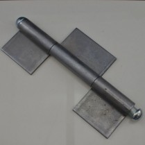 BH-C-820-K3S-300 K3S-300 Weld-on 3 Piece Steel Flag Hinge 12"