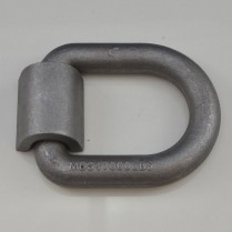 BH-D-D10-000-025 D10 Weld-on Steel D-Ring 1" WLL 15500 lbs 1"x3"x3"