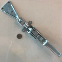 BH-H-F61-200-3X9 F61 Bolt-on 8" Body Latch Galvanized with Bolt-on Strike Set