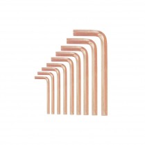 HT-A-900-100-S42 Non Sparking Hex Key Kit 10 Piece SAE Inch Al-Cu