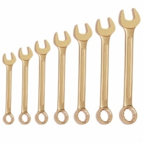 HT-A-900-MET-M41 Non Sparking Combination Wrench Set 7 Piece Metric Al-Cu