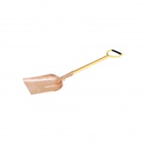HT-A-919-910-02A Non Sparking Shovel Dust Pan 39" Wooden Handle Al-Cu