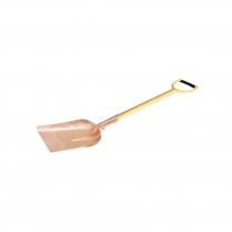 HT-A-919-911-02A Non Sparking Shovel Dust Pan 39" Fiberglass Handle Al-Cu