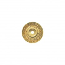HT-A-929-010-02A Non Sparking Brush Wheel Cup 4" Diameter BRASS