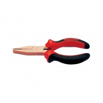 HT-B-925-010-04B Non Sparking Flat Nose Pliers 8" Be-Cu