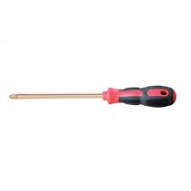 HT-B-926-410-10B Non Sparking Screwdriver Pozidrive Size 4 200mm shaft Be-Cu