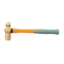 HT-C-821-05A-12R Non Sparking Ball Peen Hammer 2.5 lbs BRASS