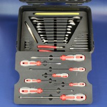 HT-D-900-100-33D Siemens MRI Non Magnetic Large 33 Piece Tool Kit Titanium