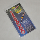 BR-100R 9 PC SAE MAGNETIC SOCKET INSERT RED