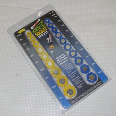 BR-300YB 19 PC COMBO MAGNETIC SOCKET INSERT YEL/BLU