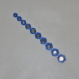 BR-521B 10 PC METRIC (STRIP ONLY) BLUE MAGNETIC SOCKET INSERT