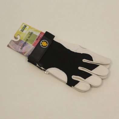 GL-MG1 X BLK ON WHT GOAT SKIN GLOVE XLG