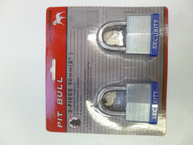 IM-Y225 PADLOCK  50mm  Dbl Pack