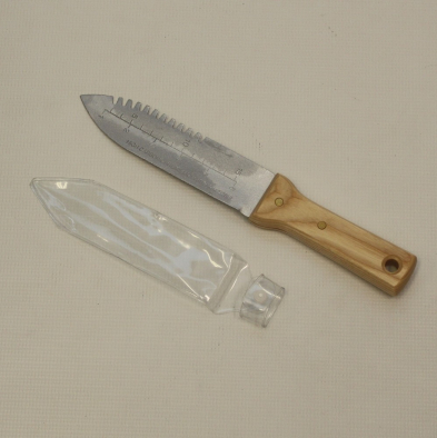 KN-P15CR HORI HORI 7" CHROME BL DIGGING TOOL WD HNDL