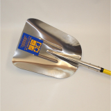 SC-ASF10 D #10 ALUM SCOOP W/FG D HNDL