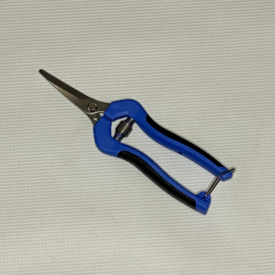 SR-GS750C FRUIT/GRAPE SHEAR 7.5" W/BLUE POLY HNDL CRVD