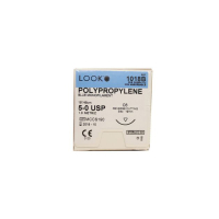 1018B SUTURE 5-0 POLYPROPYLENE 18" C6, 18MM NDL 3/8 BLUE MNF  LOOK