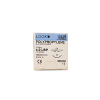 1022B SUTURE 4-0 POLYPROPYLENE 18" C6, 18MM NDL 3/8 BLUE MNF  LOOK