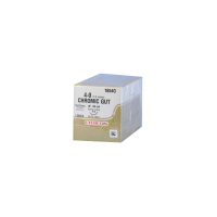 1654G SUTURE GUT CHROMIC 4-0 P-3 13MM NEEDLE 3/8 CIRC. REV CUT
