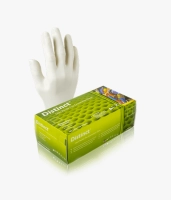 29227 AURELIA DISTINCT LATEX EXAM GLOVE P/F MED (HONEYCOMB TEXT)
