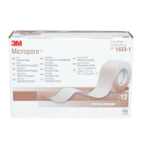 3M15331 MICROPORE SKIN TONE TAPE 1" X 10YD BROWN