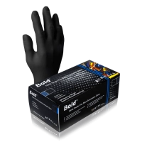 73997 AURELIA BOLD BLACK NITRILE GLOVE  MEDIUM