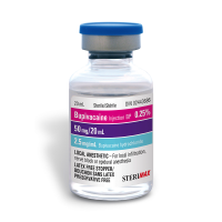 834324001770 BUPIVACAINE INJ PLAIN BP 50MG/20ML 0.25% (STBX123)