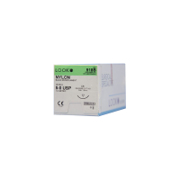 918B SUTURE NYLON 5-0 18" C6 3/8 NDL 18MM RV CUT LOOK BLK MONOFIL