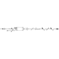 BAX2H8864 SOLUTION SET BURETROL 150 ML 105" WITH 3 CLEARLINK VALVES