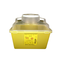 BD300443 SHARPS CONTAINER YELLOW FLIP TP 13.2