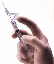 BD305909 SYRINGE SAFETY GLIDE W/DETACHABLE NEEDLE 3CC 21G 1 1/2"