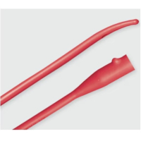 C120612 BARD CATHETER TIEMANN 2 EYE 12FR RED RUBBER SEMI-RIGID