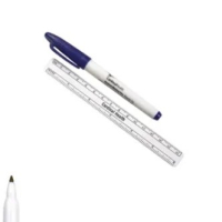 CH212PR SKIN MARKER PEN W/RULER STERILE DISPOSABLE GENTIAN VIOLET