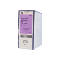 CL811 SUTURE POLYSORB 2-0 30" GS-21 1/2C TAPER 37MM VIOLET