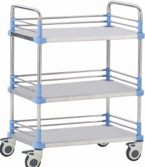 F20 UTILITY CART / TROLLEY 3 SHELVES ST/ STL 26.4L, 17.6W, 34.8H