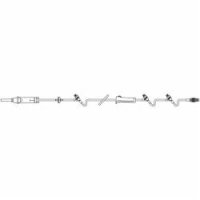 JC8537 CONTINU FLO SOL SET W 3 CLEARLINK LUER VAL 6",42"&90"